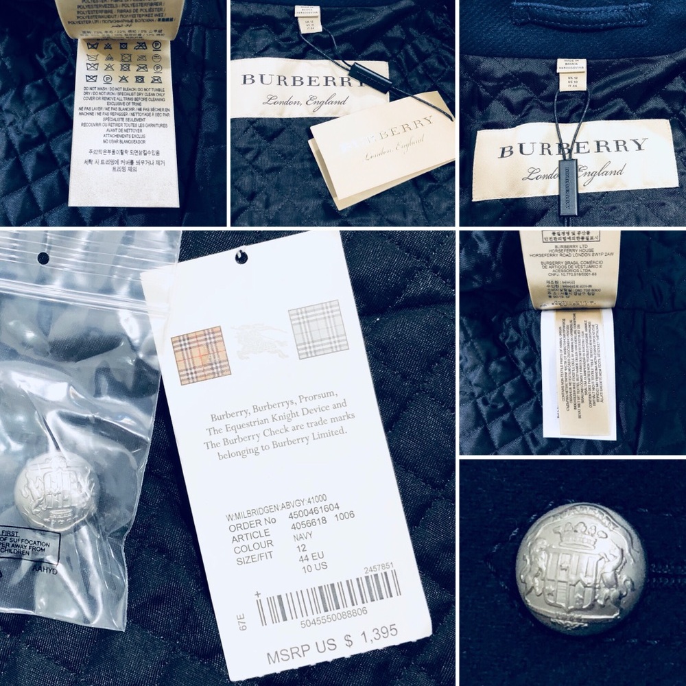 ❌SOLD❌ BURBERRY MILBRIDGE MILITARY COAT SZ10 - Picture 8 of 8